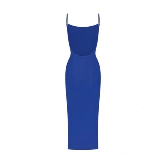 SKIMS Blue Midi Dress - Picture 2 of 10